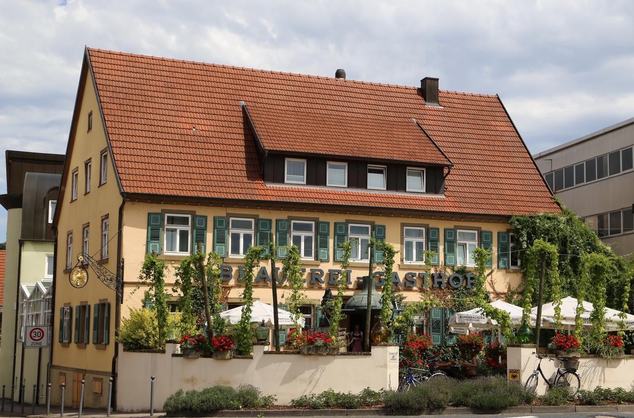 Brauereigasthof Dachsenfranz Zuzenhausen Esterno foto