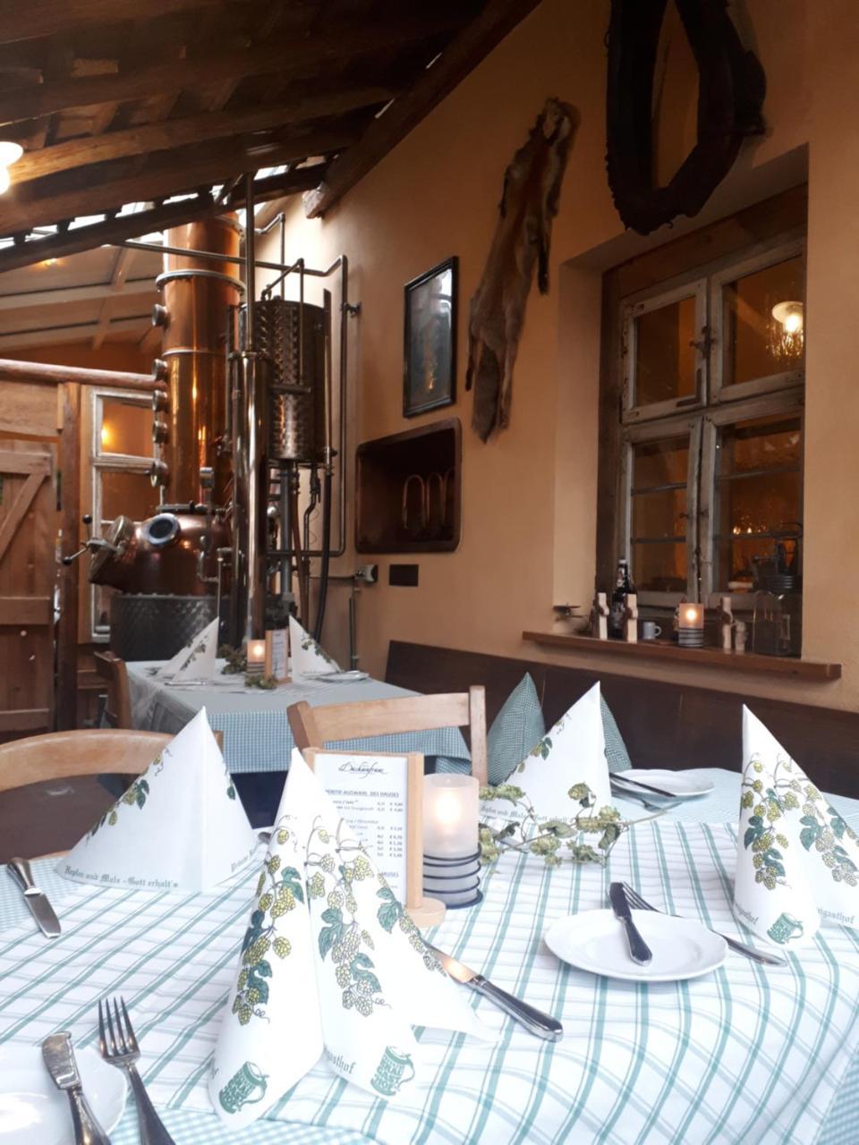 Brauereigasthof Dachsenfranz Zuzenhausen Esterno foto